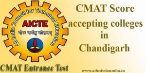 CMAT Score accepting colleges in Chandigarh