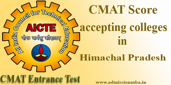 CMAT Score accepting colleges in Himachal Pradesh