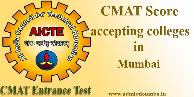 CMAT Score accepting colleges in Mumbai