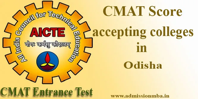 CMAT Score accepting colleges in Odisha
