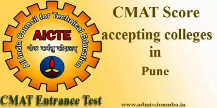 MBA Colleges in Pune accepting CMAT Score