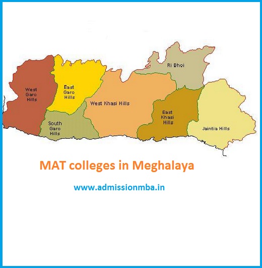 MBA Colleges Accepting MAT score in Meghalaya