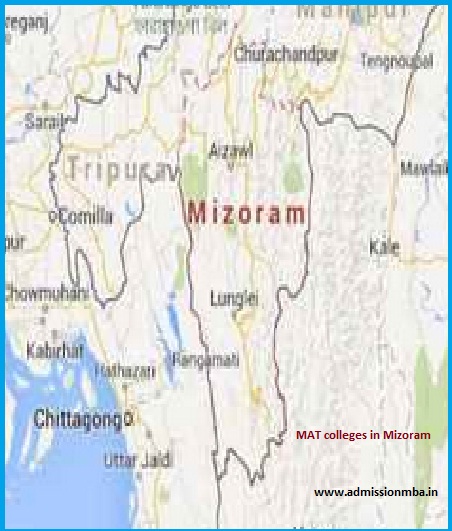 MBA Colleges Accepting MAT score in Mizoram