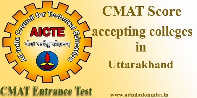 CMAT Score accepting colleges in Uttarakhand