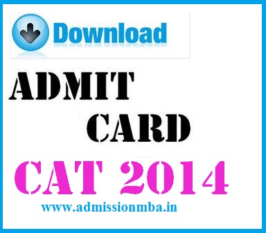CAT 2014 admit cards Out