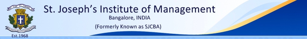 Post Graduate Diploma in Management - SJIM Bangalore