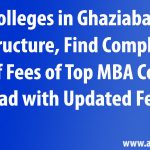 MBA Colleges in Ghaziabad Fees Structure