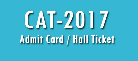 CAT-2017 Admit Card Download