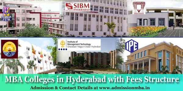 MBA Colleges in Hyderabad details with Fees
