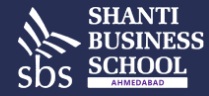 Shanti Business School, SBS Ahmedabad