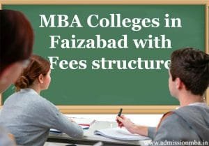 MBA fees in Faizabad, uttar Pradesh