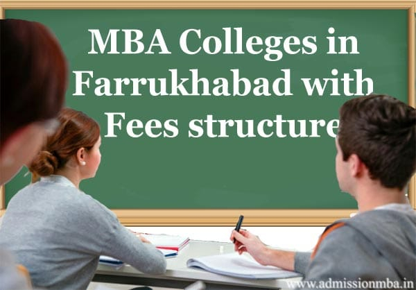 MBA Colleges in Farrukhabad with Fees structure