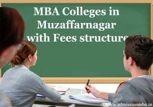 MBA fees in Muzaffarnagar