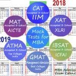 MBA Admission Exam Calendar 2018