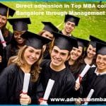 Direct admission in Top MBA colleges in Bangalore through Management quota