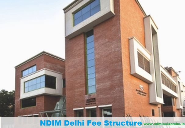 NDIM Delhi Fee Structure for MBA 2022
