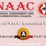 NAAC approved University India