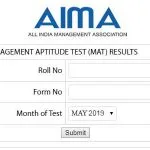 MAT Result May 2019 MAT
