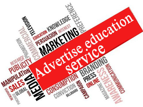 Advertise education service