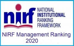 NIRF B School Ranking 2020