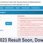 MAH MBA CET Result