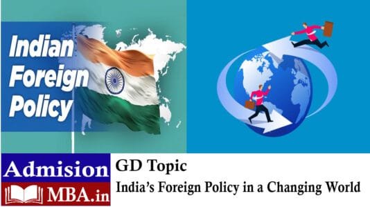 India’s Foreign Policy in a Changing World