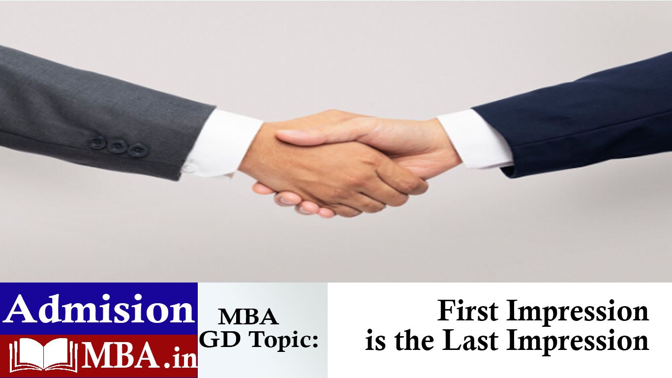 First Impression is the Last Impression