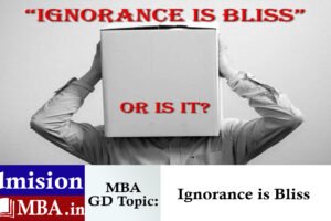 Ignorance is Bliss Ignorance is Bliss