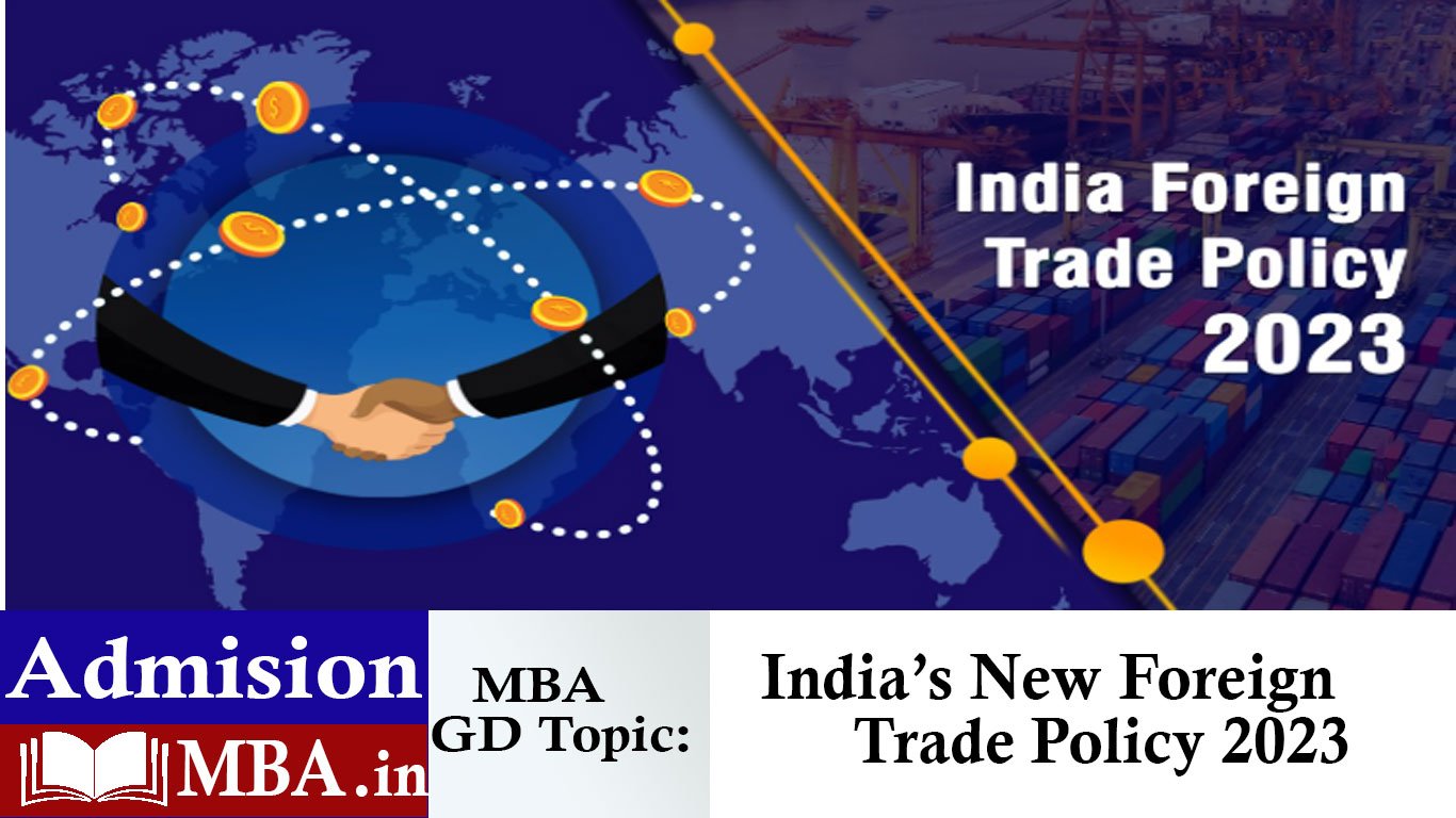 India’s New Foreign Trade Policy 2023