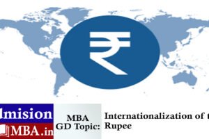 Internationalization of the Rupee Internationalization of the Rupee