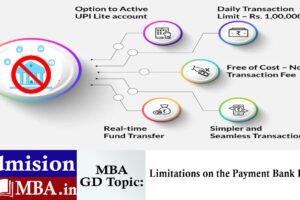 Limitations on the Payment Bank Paytm
