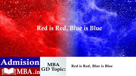 Red is Red, Blue is Blue