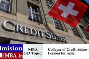 Collapse of Credit Suisse – Lessons for India