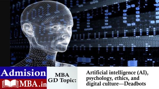 artificial intelligence (AI), psychology, ethics, and digital culture—Deadbots.