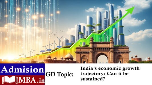 India's economic growth trajectory: Can it be sustained? 