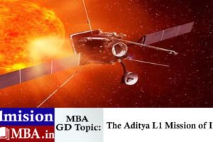 The Aditya L1 Mission of ISRO