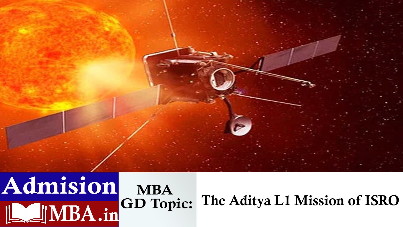 The Aditya L1 Mission of ISRO