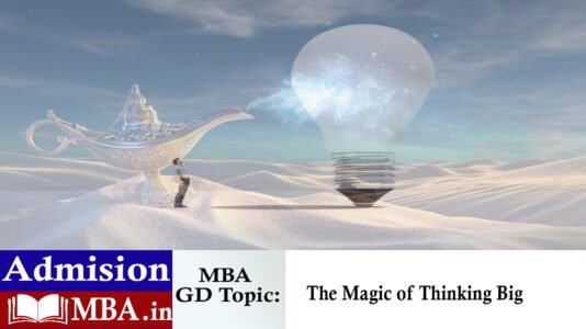 The Magic of Thinking Big