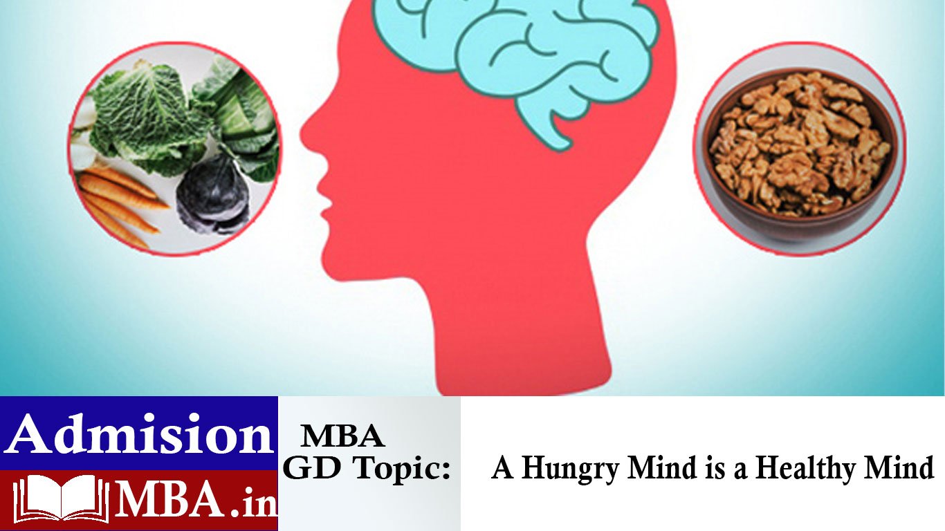 A Hungry Mind is a Healthy Mind