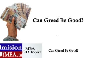 Can Greed Be Good?