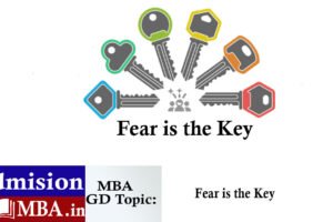 Fear is the Key