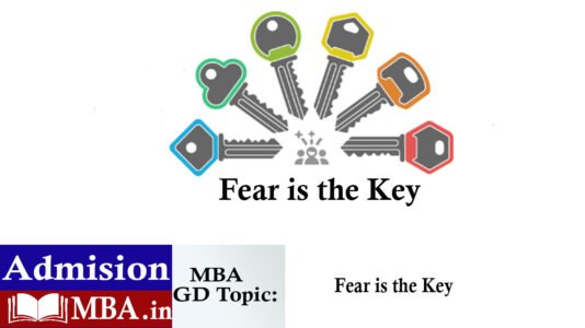 Fear is the Key
