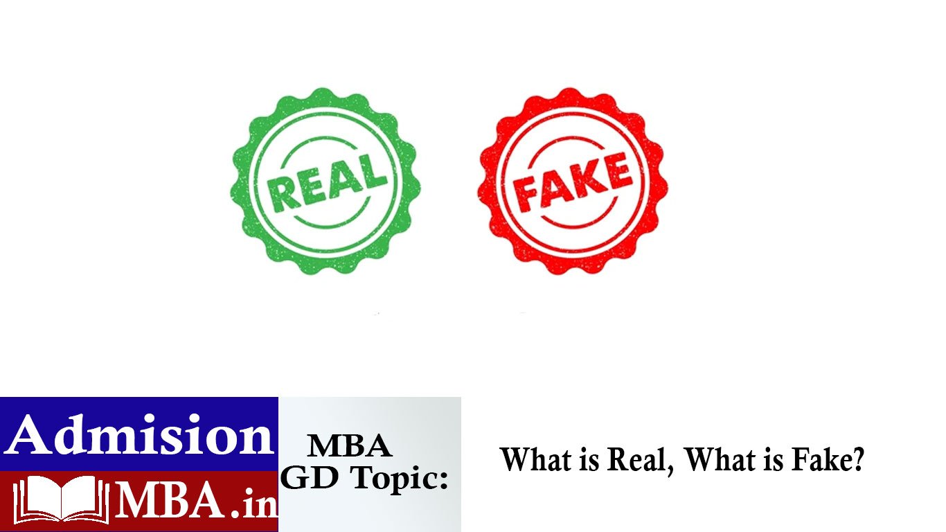 What is Real, What is Fake?