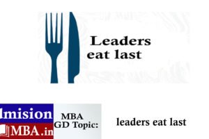 Leaders Eat Last