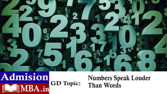 Numbers Speak Louder Than Words