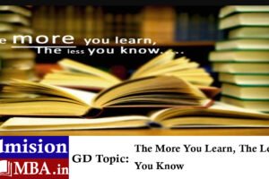 The More You Learn, The Less You Know
