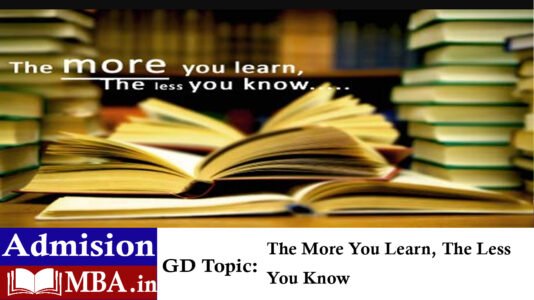 The More You Learn, The Less You Know