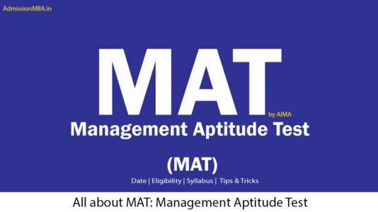MAT Exam - Management Aptitude Test
