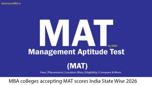 list of MBA colleges accepting MAT scores India State Wise 2026