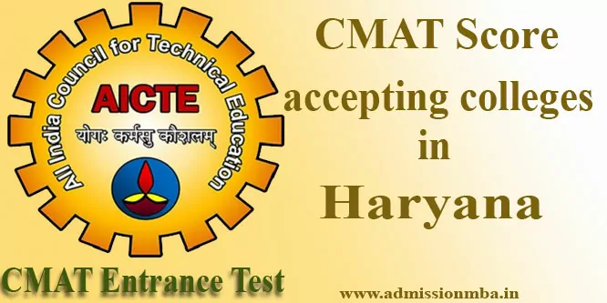 MBA Colleges in Haryana accepting CMAT Score